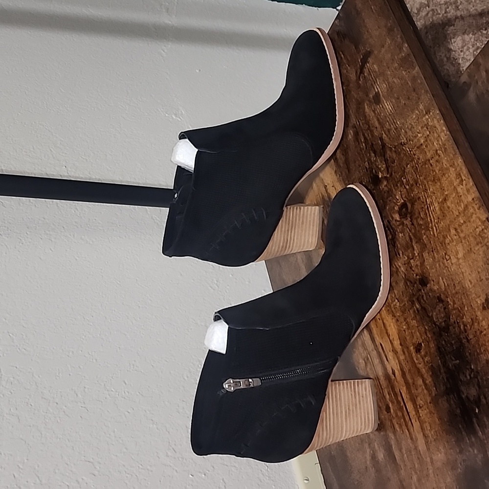 Marc Fisher Black Suede Booties - image 4